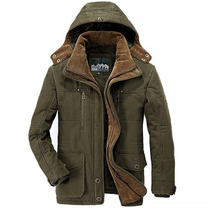 Drune | Fleece gepolsterte Winterjacke mit tiefen Taschen