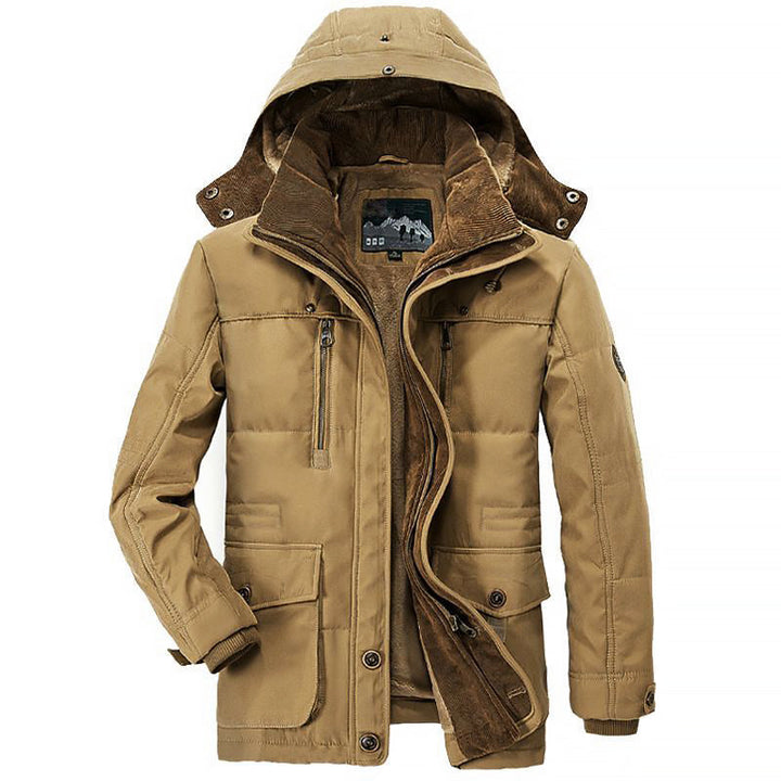 Drune | Fleece gepolsterte Winterjacke mit tiefen Taschen