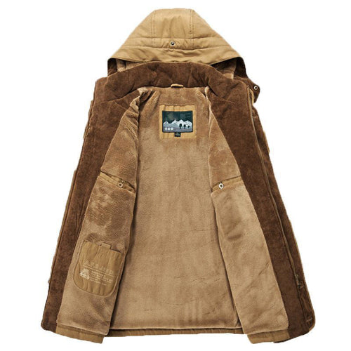 Drune | Fleece gepolsterte Winterjacke mit tiefen Taschen