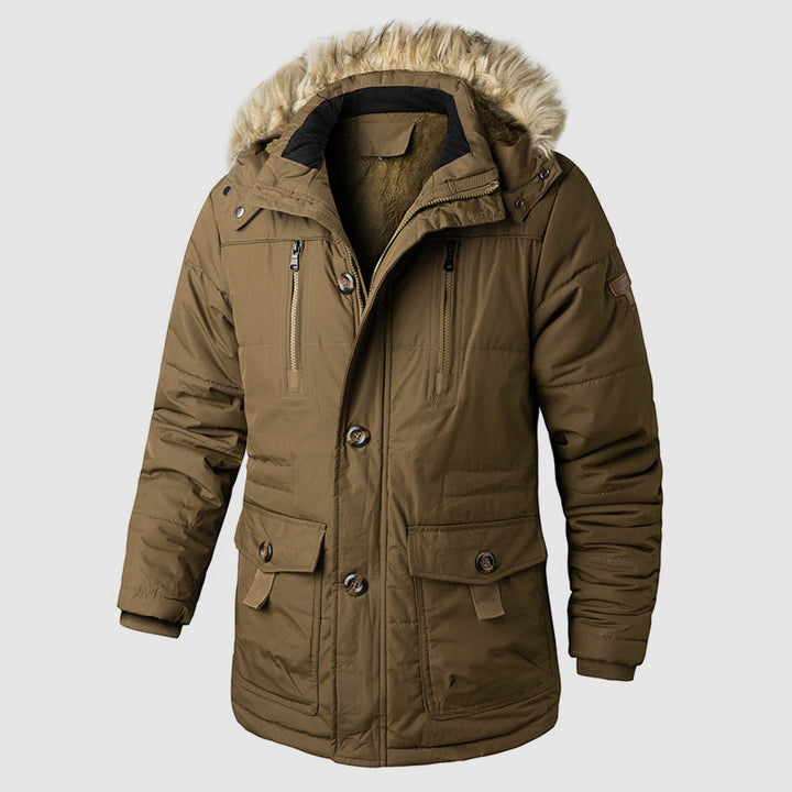 Drune | Outdoor Parka mit abnehmbarer Kapuze und innerem Fleece-Futter