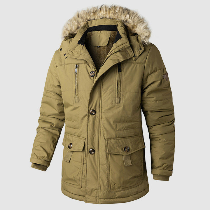 Drune | Outdoor Parka mit abnehmbarer Kapuze und innerem Fleece-Futter