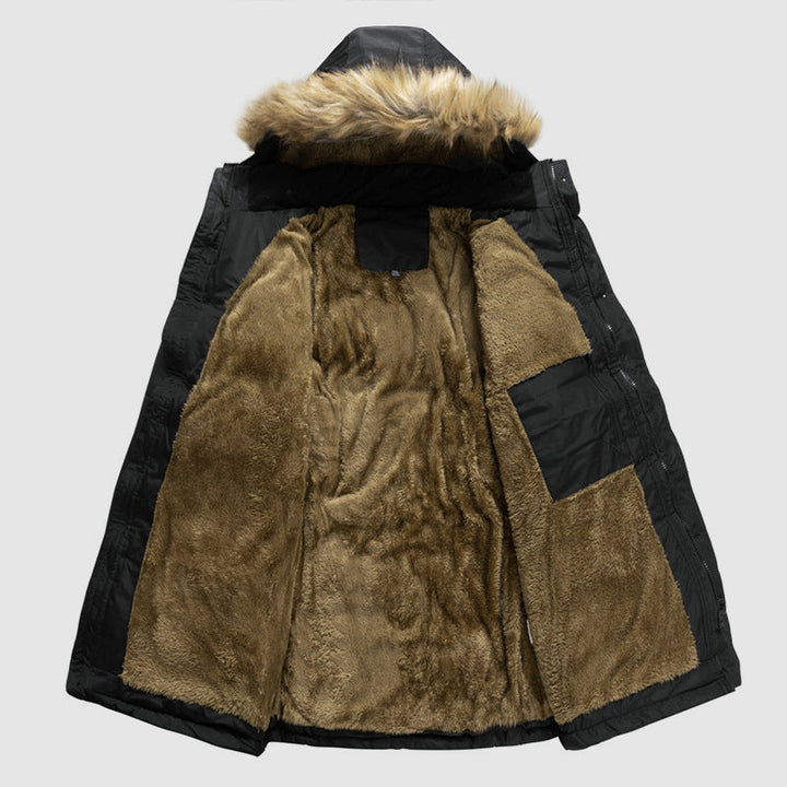 Drune | Outdoor Parka mit abnehmbarer Kapuze und innerem Fleece-Futter
