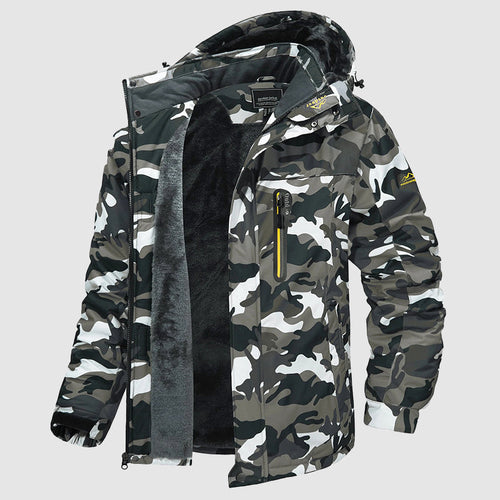 Drune | Outdoor wasserdichte Skijacke mit Fleece-Futter