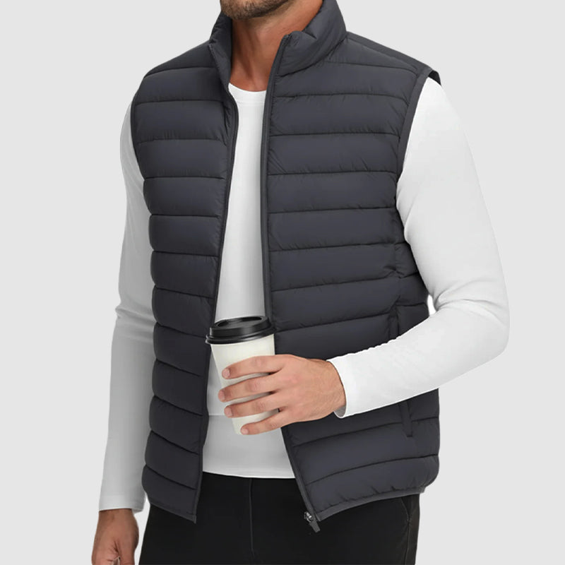 Drune | Puffer-Wasserfestes Weste mit verpackbarem Design