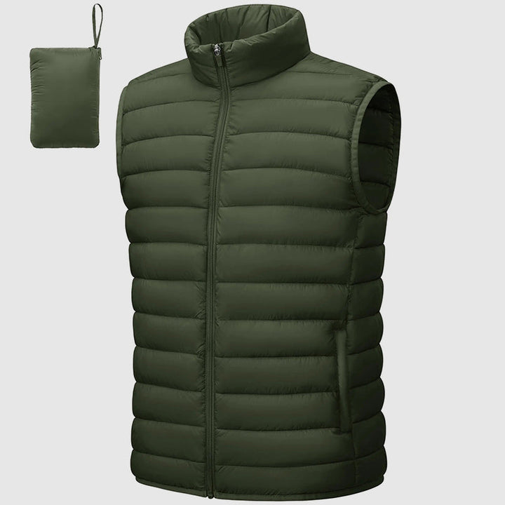 Drune | Puffer-Wasserfestes Weste mit verpackbarem Design
