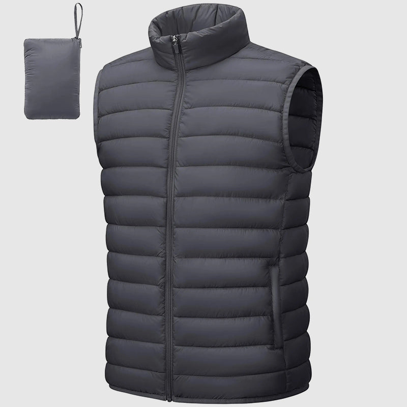 Drune | Puffer-Wasserfestes Weste mit verpackbarem Design