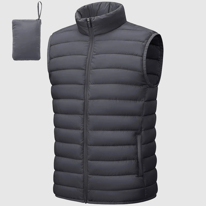 Drune | Puffer-Wasserfestes Weste mit verpackbarem Design