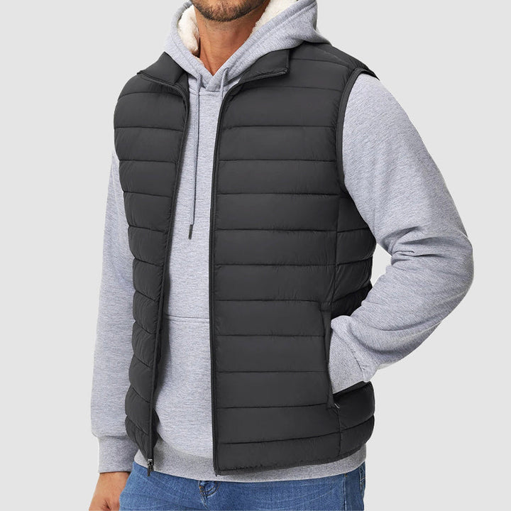 Drune | Gestepptes Puffer-Westen mit tragbarem Design