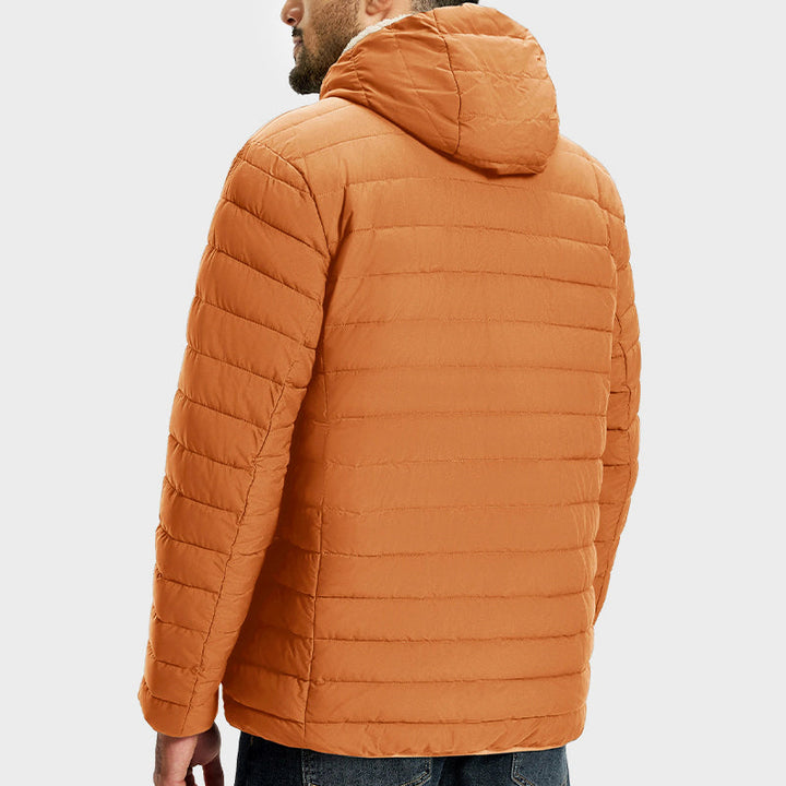 Drune | Wasserabweisende Pufferjacke mit Sherpa-Fleece-Innenfutter