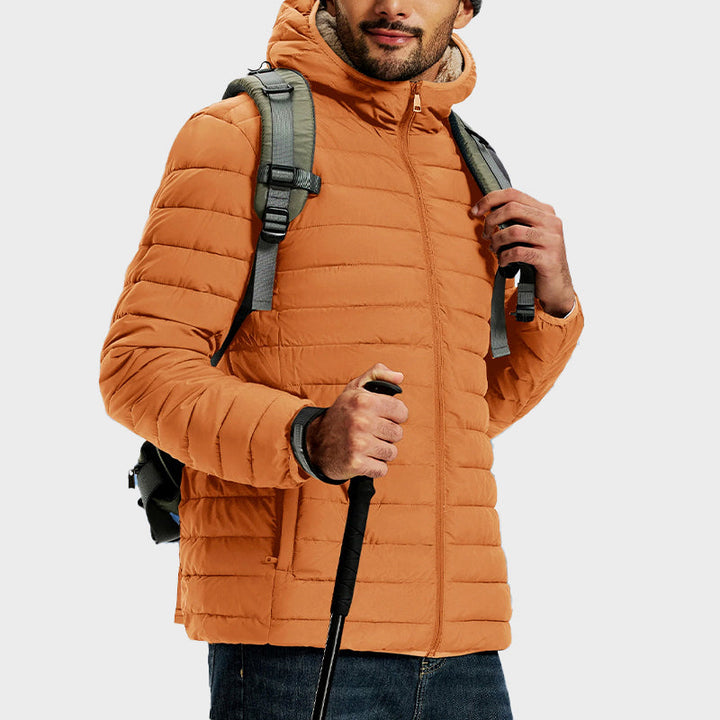 Drune | Wasserabweisende Pufferjacke mit Sherpa-Fleece-Innenfutter