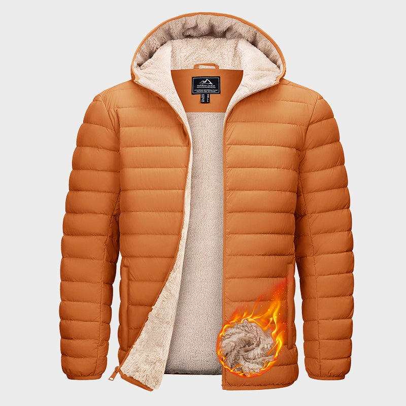Drune | Wasserabweisende Pufferjacke mit Sherpa-Fleece-Innenfutter