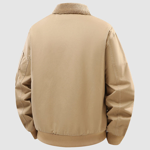 Drune | Winter Dicke Baumwolljacke mit Fleece-Futter