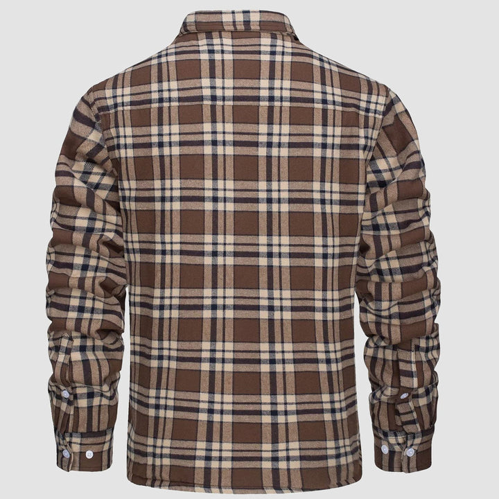 Drune | Fleecegefütterte Karobluse Jacke