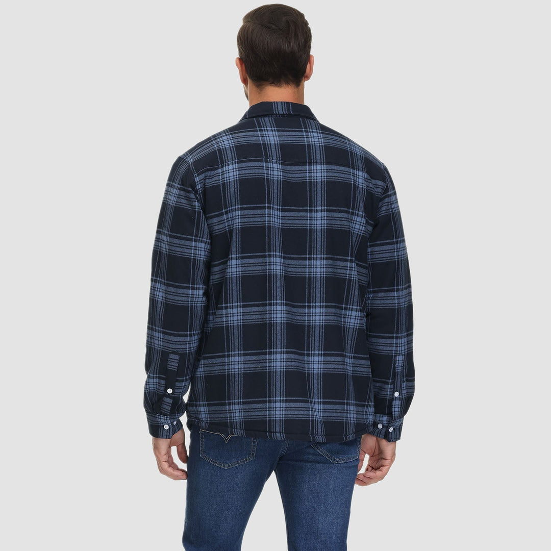 Drune | Fleecegefütterte Karobluse Jacke