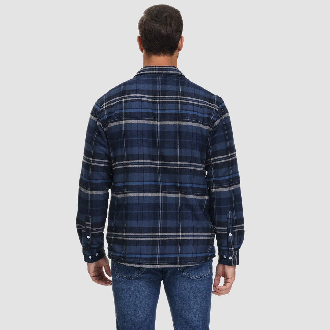 Drune | Fleecegefütterte Karobluse Jacke