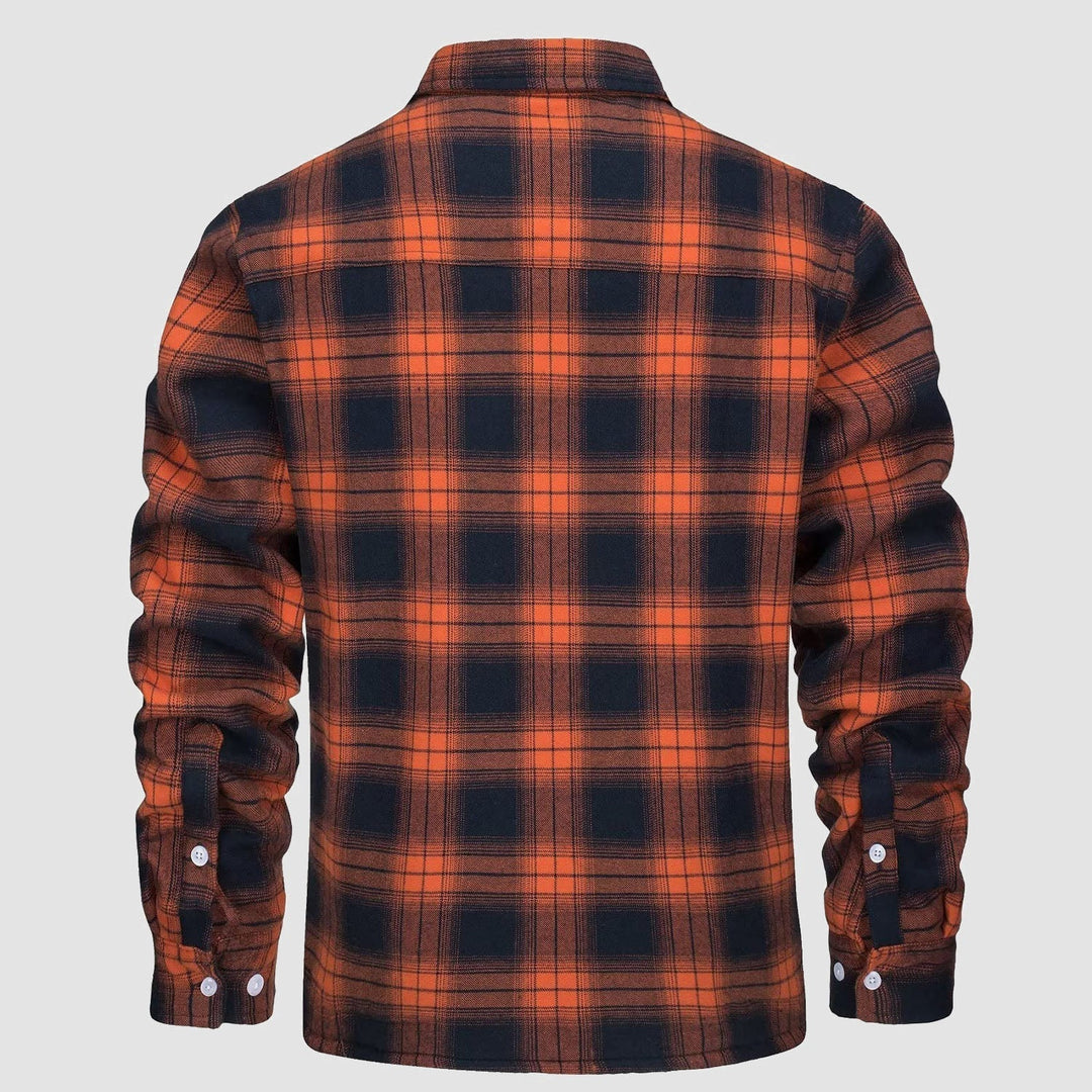 Drune | Fleecegefütterte Karobluse Jacke