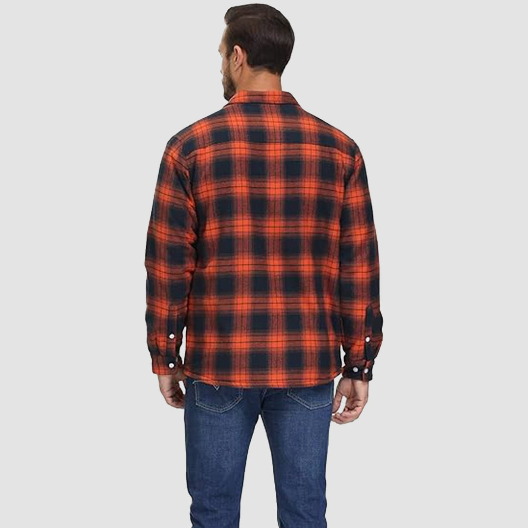 Drune | Fleecegefütterte Karobluse Jacke