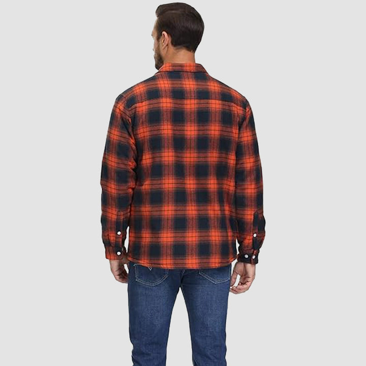 Drune | Fleecegefütterte Karobluse Jacke