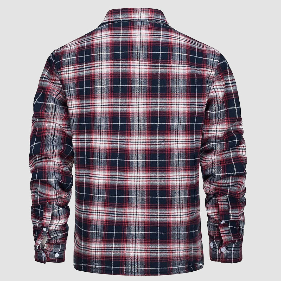 Drune | Fleecegefütterte Karobluse Jacke