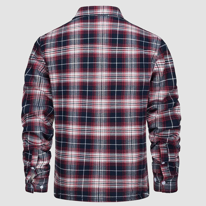 Drune | Fleecegefütterte Karobluse Jacke