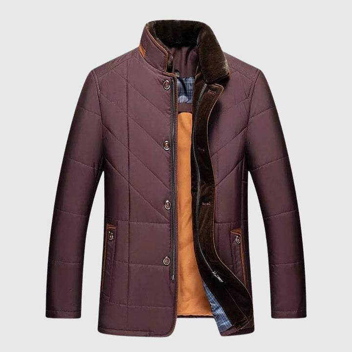 Drune | Steppjacke mit Isolierung für den Winter