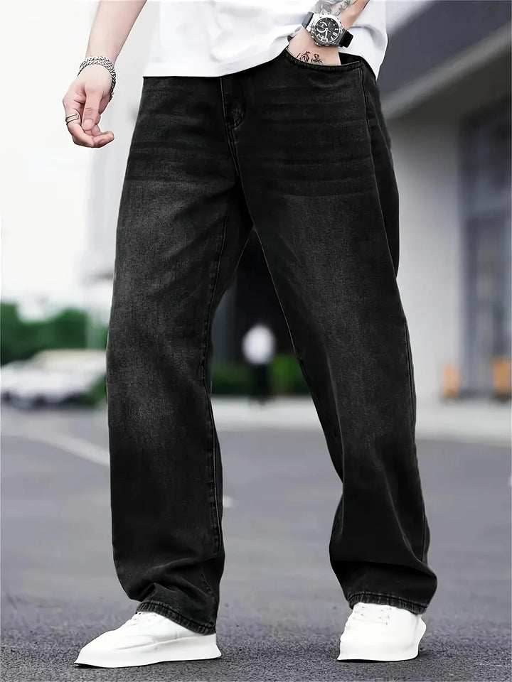 Drune | Baggy Jeans für Herren - Vintage Stil Relaxed Fit