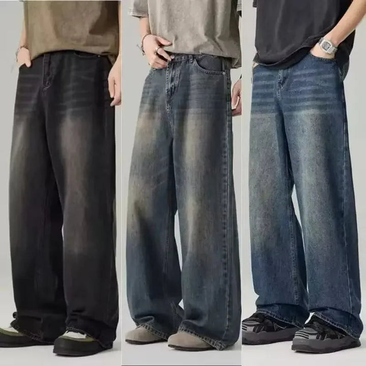 Drune | Weite Baggy Jeans für Herren - Vintage-Stil