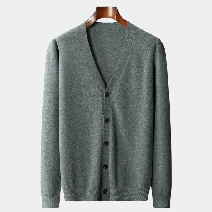 Drune | Herren Cardigan, Strick, Klassisches Knopfdesign - Leichtgewichtig