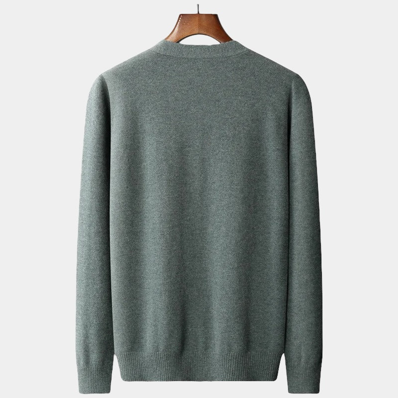 Drune | Herren Cardigan, gestrickt, klassisches Knopfdesign - leichtgewicht