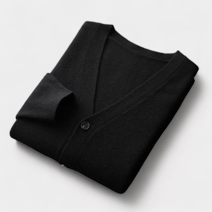 Drune | Herren Cardigan, gestrickt, klassisches Knopfdesign - leichtgewicht