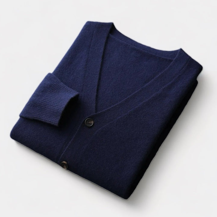 Drune | Herren Cardigan, Strick, Klassisches Knopfdesign - Leichtgewichtig