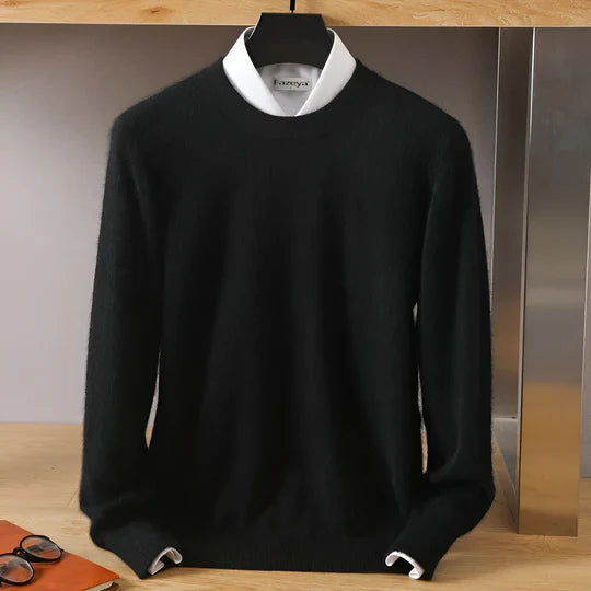 Drune | O-Hals Cashmere Pullover für Herren - Leichtgewicht