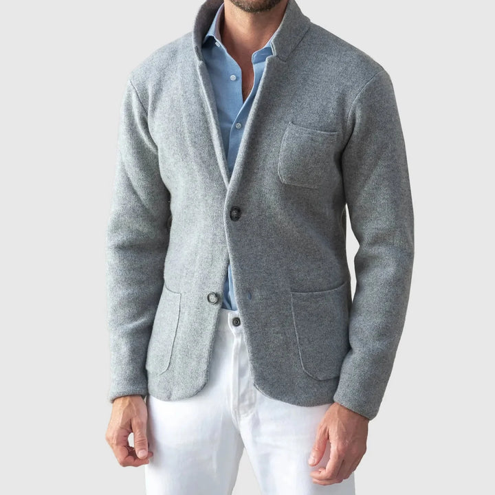 Drune | Lässiger Knopfstrickblazer