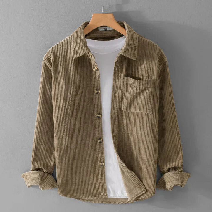 Drune | Cord-Jacke für Herren - Reguläre Passform, Lange Ärmel