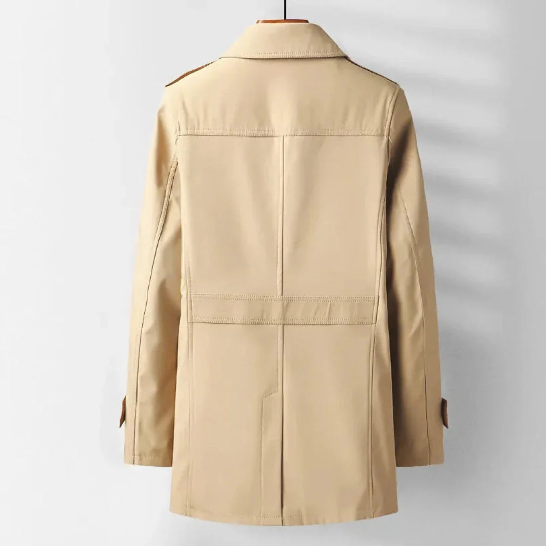 Drune | Klassischer Mid-Length Trenchcoat