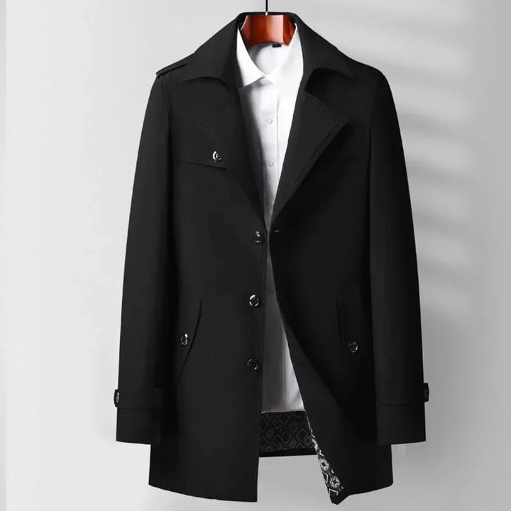 Drune | Klassischer Mid-Length Trenchcoat
