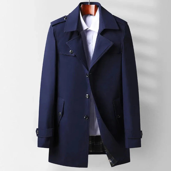 Drune | Klassischer Mid-Length Trenchcoat