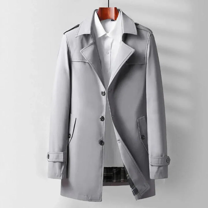 Drune | Klassischer Mid-Length Trenchcoat