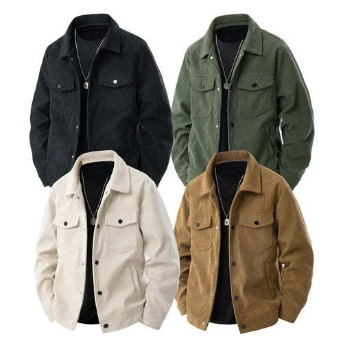 Drune | Corduroy-Jacke für Männer - Leichte Übergangsbekleidung