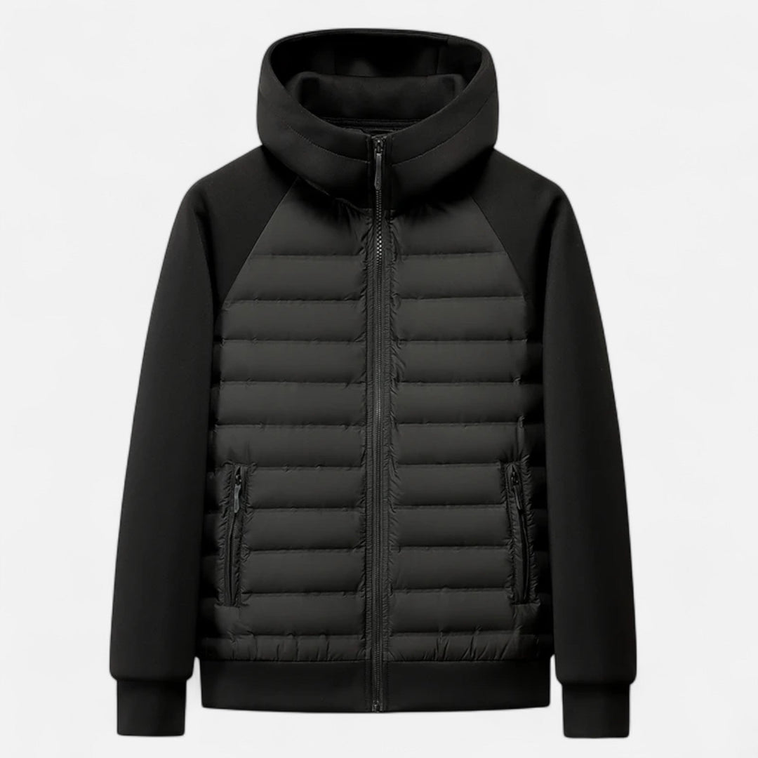 Drune | Herren Daunenjacke - Gesplittetes Steppmuster - Winter