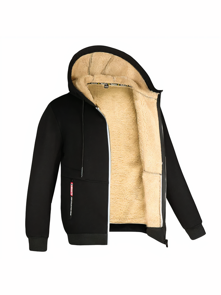 Drune | Herren Fleecejacke, Verstellbare Passform - Winter