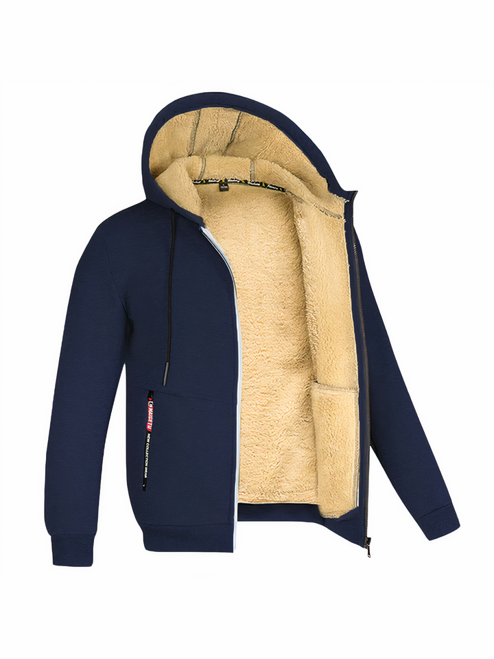 Drune | Herren Fleecejacke, Verstellbare Passform - Winter