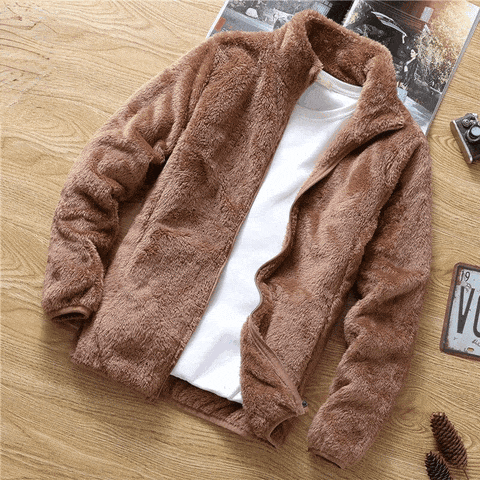 Drune | Herren Fleecejacke Slim Fit - Winter