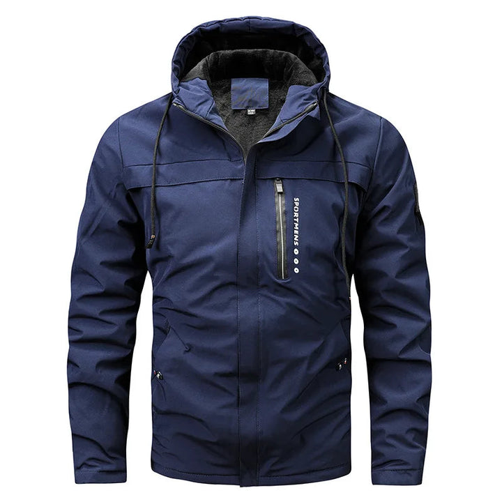 Drune | Winter Fleece-Jacke für Herren - Sportlicher Kapuzenstil