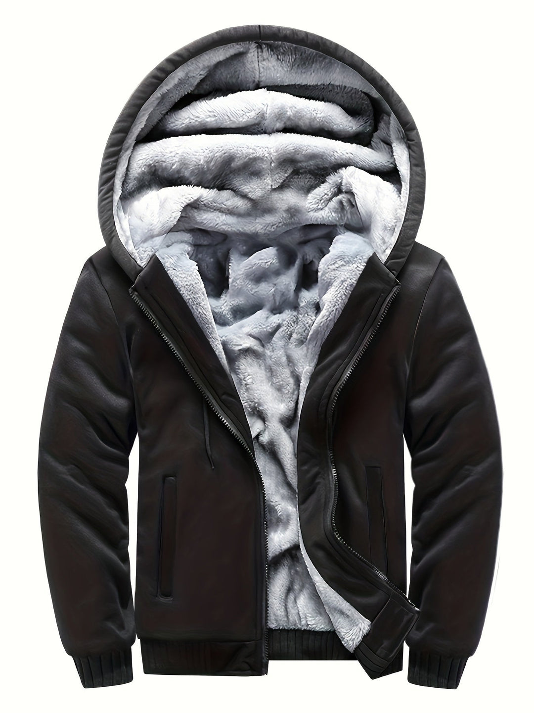 Drune | Herren Fleecejacke - Winddicht, Lässig - Normale Passform