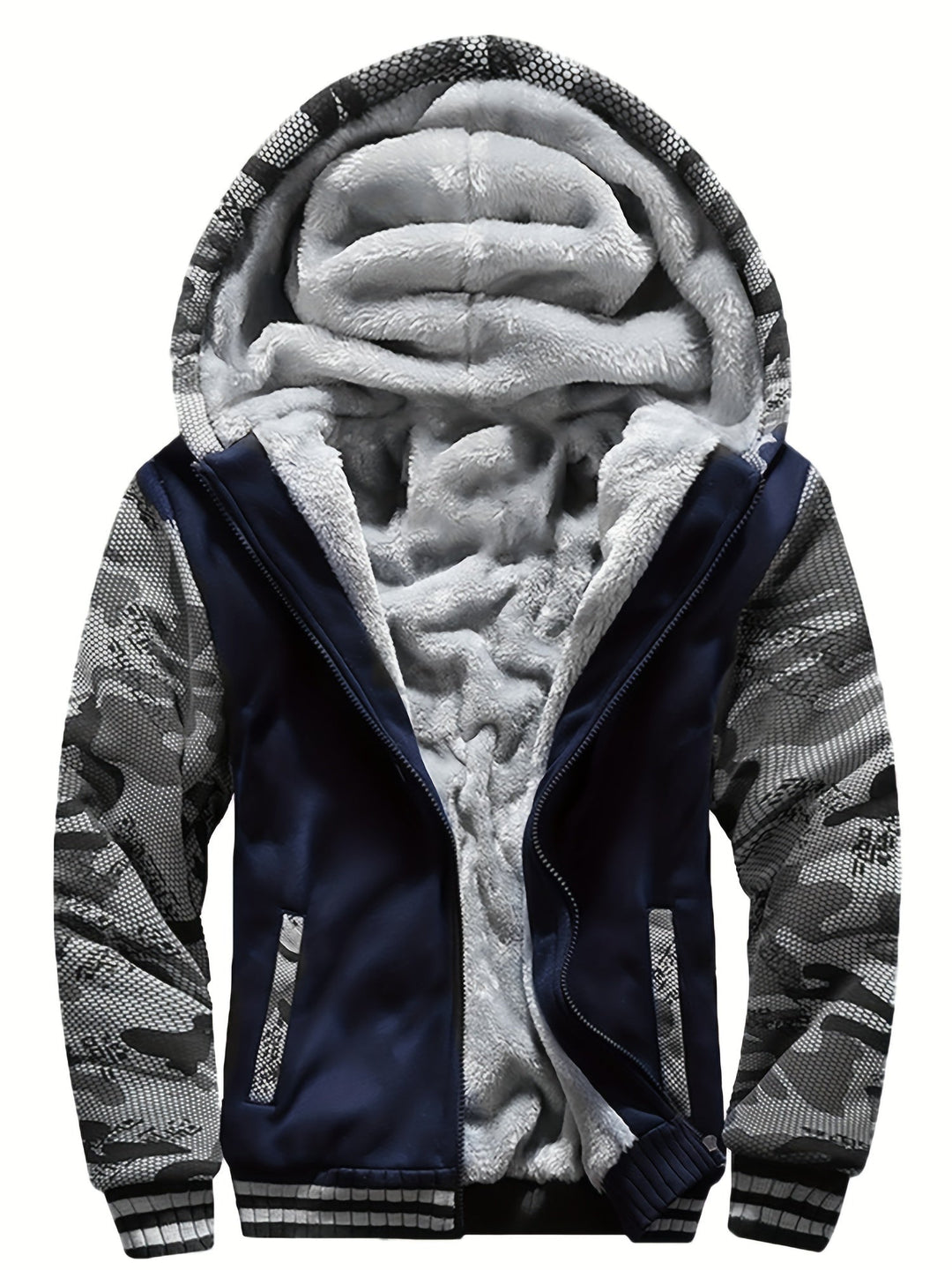 Drune | Herren Fleecejacke - Winddicht, Lässig - Normale Passform