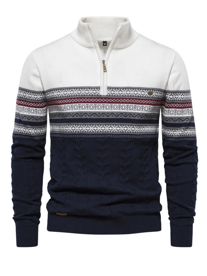 Drune | Herren Halbzip-Pullover - Reguläre Passform