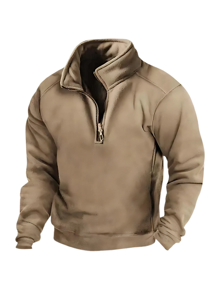 Drune | Herren Half Zip Sweatshirt - Winter Fit