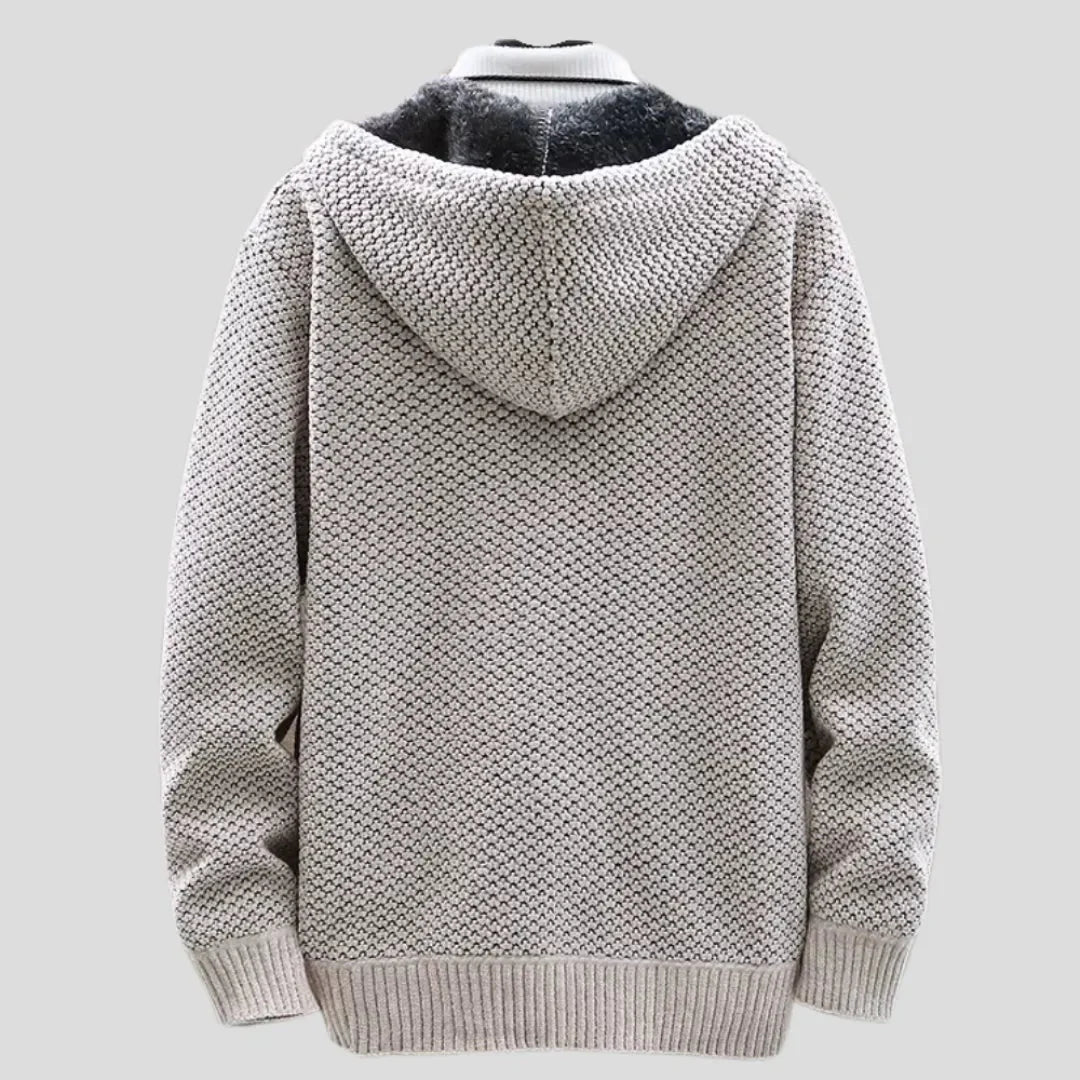 Drune | Strickfleece Zip Hoodie