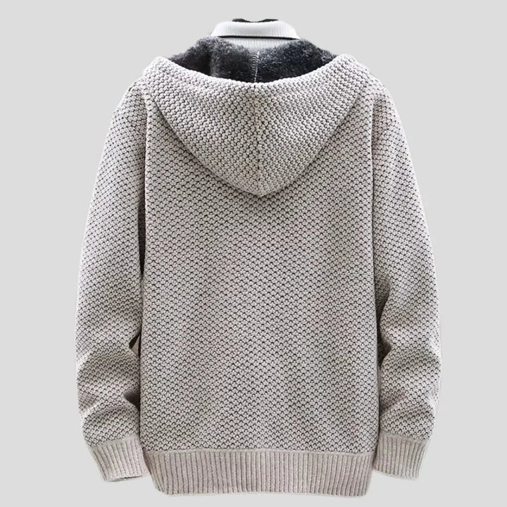 Drune | Strickfleece Zip Hoodie